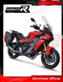 complete exhaust system with muffler DOMINATOR Full System HP6 fits to Yamaha Tracer 9 / GT 2021  2023 6