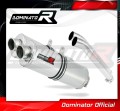 escape silenciador DOMINATOR oval compatible con la motocicleta Suzuki DL 1000 VStrom 2002  2012