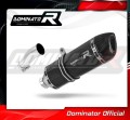 escape silenciador DOMINATOR HP1 negro compatible con la motocicleta BMW F650GS 2008  2012