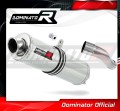 escape silenciador DOMINATOR redondo compatible con la motocicleta Honda CB 600F HORNET PC41 2007  2013 2