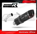 exhaust muffler DOMINATOR HP1 BLACK fits the motorcycle BMW R1200GS Adventure 2010   2012 2