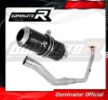 sistema de escape completo con silenciador DOMINATOR Full System GP negro compatible con la motocicleta Yamaha YZF R125 2021  2023 2