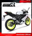sistema de escape completo con silenciador DOMINATOR Full System GP negro compatible con la motocicleta Yamaha YZF R125 2021  2023 3