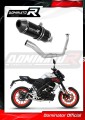 complete exhaust system with muffler DOMINATOR Full System HP3 BLACK fits to Yamaha MT 125 2021  2024