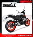 sistema de escape completo con silenciador DOMINATOR Full System GP negro compatible con la motocicleta Yamaha MT 125 2021  2024 3