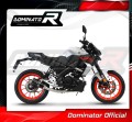 sistema de escape completo con silenciador DOMINATOR Full System GP negro compatible con la motocicleta Yamaha MT 125 2021  2024 4