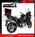 escape silenciador DOMINATOR redondo compatible con la motocicleta Suzuki DL 650 VStrom / XT 2012  2016 3