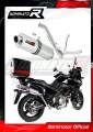 escape silenciador DOMINATOR oval compatible con la motocicleta Suzuki DL 650 VStrom / XT 2012  2016
