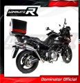 escape silenciador DOMINATOR oval compatible con la motocicleta Suzuki DL 650 VStrom / XT 2012  2016 3