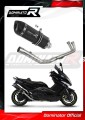 sistema de escape completo con silenciador DOMINATOR Full System HP1 negro compatible con la motocicleta Yamaha TMAX 500 2008  2011 3