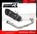 sistema de escape completo con silenciador DOMINATOR Full System HP1 negro compatible con la motocicleta Yamaha TMAX 500 2008  2011 4