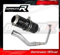 sistema de escape completo con silenciador DOMINATOR Full System GP negro compatible con la motocicleta Yamaha YZF R125 2019  2020 4