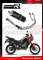 Honda CRF 1000L Africa Twin 2015 -2017 Full Exhaust System  Muffler Auspuff Sportauspuff Silencer Echappement Silencieux Scarico Scarichi Escape Collector Manifold Wydech Tłumik  P7 BLACK  DOMINATOR