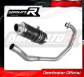 sistema de escape completo con silenciador DOMINATOR Full System GP1 negro compatible con la motocicleta Honda CBF 125 2009  2014 4