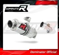 escape silenciador DOMINATOR GP1 compatible con la motocicleta Kawasaki ER  6 N / F 650 2006  2008 4
