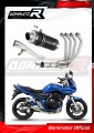 sistema de escape completo con silenciador DOMINATOR Full System GP1 negro compatible con la motocicleta Suzuki GSF 650 BANDIT N / S 2005  2006 3