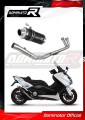 kompletny układ wydechowy z tłumikiem DOMINATOR Full System GP1 CZARNY pasujący do motocykla Yamaha XP 530 T-MAX 2012 - 2016 3