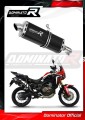 exhaust muffler DOMINATOR P7 BLACK fits to Honda CRF 1000L Africa Twin 2016  2019 3