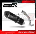 escape silenciador DOMINATOR HP7 negro compatible con la motocicleta Triumph Tiger 1050 2006  2012 4