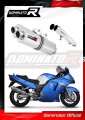 exhaust muffler DOMINATOR oval fits the motorcycle Honda CBR 1100 XX 1996   2006