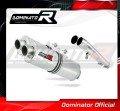 exhaust muffler DOMINATOR oval fits the motorcycle Honda CBR 1100 XX 1996   2006 2