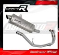 sistema de escape completo con silenciador DOMINATOR Full System titanio P7 compatible con la motocicleta Benelli TRK 502 X 2018  2021 2