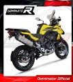 sistema de escape completo con silenciador DOMINATOR Full System titanio HP7 compatible con la motocicleta Benelli TRK 502 X 2018  2021 5