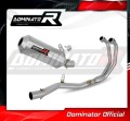 sistema de escape completo con silenciador DOMINATOR Full System OV G2 compatible con la motocicleta Yamaha YZFR3 2019  2024 2