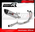 sistema de escape completo con silenciador DOMINATOR Full System HP8 compatible con la motocicleta Yamaha YZFR3 2019  2024 2