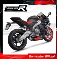 sistema de escape completo con silenciador DOMINATOR Full System titanio HP8 compatible con la motocicleta Aprilia RS 660 2020  2024 3