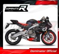 sistema de escape completo con silenciador DOMINATOR Full System titanio HP8 compatible con la motocicleta Aprilia RS 660 2020  2024 4