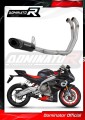 kompletny układ wydechowy z tłumikiem DOMINATOR Full System HP8 CZARNY pasujący do motocykla Aprilia RS 660 2020 - 2024