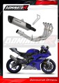 sistema de escape completo con silenciador DOMINATOR Full System titanio HP6 compatible con la motocicleta Yamaha YZF R6 2017  2023