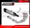 sistema de escape completo con silenciador DOMINATOR Full System titanio HP6 compatible con la motocicleta Yamaha YZF R6 2017  2023