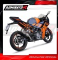 escape silenciador DOMINATOR GP compatible con la motocicleta KTM RC 390 2022  2024 3
