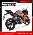 exhaust muffler DOMINATOR GP BLACK fits to KTM RC 390 2022  2024 3