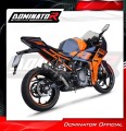 escape silenciador DOMINATOR HP3 negro compatible con la motocicleta KTM RC 390 2022  2024 3