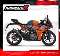 escape silenciador DOMINATOR HP3 negro compatible con la motocicleta KTM RC 390 2022  2024 4