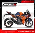 sistema de escape completo con silenciador DOMINATOR Full System HP8 compatible con la motocicleta KTM RC 390 2022  2024 4