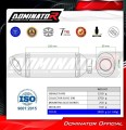 sistema de escape completo con silenciador DOMINATOR Full System HP8 compatible con la motocicleta KTM RC 390 2022  2024 5