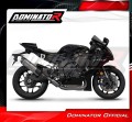 sistema de escape completo con silenciador DOMINATOR Full System titanio HP6 compatible con la motocicleta Yamaha YZF R1 1000 RN49 2017  2019 4