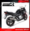 escape silenciador DOMINATOR oval compatible con la motocicleta Suzuki GSXF 650 2007  2016 3