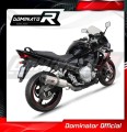 escape silenciador DOMINATOR HP1 compatible con la motocicleta Suzuki GSXF 650 2007  2016 3