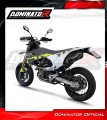 Husqvarna 701 SM Supermoto 2021-2023 Motorcycle Dominator Exhaust Silencer Muffler Pot d'échappement Marmitta Escape HP1 BLACK 2