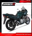 sistema de escape completo con silenciador DOMINATOR Full System GP1 negro compatible con la motocicleta Yamaha XJ 900 Diversion 1994  2003 3