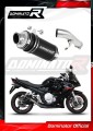 escape silenciador DOMINATOR GP1 negro compatible con la motocicleta Suzuki GSXF 650 2007  2016