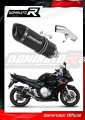 escape silenciador DOMINATOR HP1 negro compatible con la motocicleta Suzuki GSXF 650 2007  2016