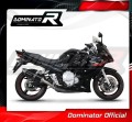 escape silenciador DOMINATOR HP1 negro compatible con la motocicleta Suzuki GSXF 650 2007  2016 4