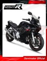 sistema de escape completo con silenciador DOMINATOR Full System redondo compatible con la motocicleta Suzuki GSXF 650 2007  2016 5