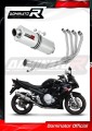 sistema de escape completo con silenciador DOMINATOR Full System oval compatible con la motocicleta Suzuki GSXF 650 2007  2016